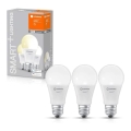 SET 3x LED Aptumšojama spuldze SMART+ E27/9W/230V 2,700K - Ledvance