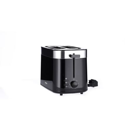 Severin AT 9264 - Tosteris ar divām atverēm 800W/230V nerūsējošā tērauda/melns