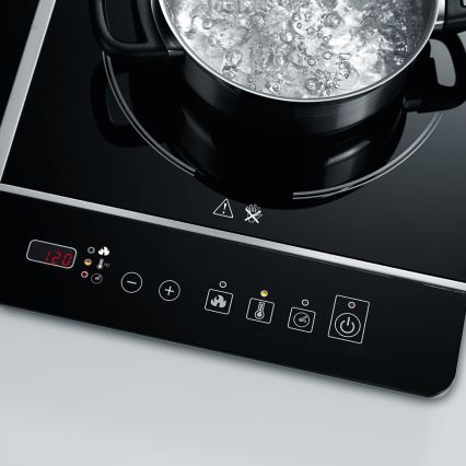 Severin DK 1031 - indukcijas divu plākšņu plīts 3400W/230V, melna