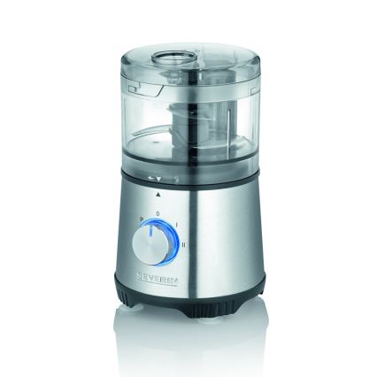 Severin KM 3865 - Pārtikas smalcinātājs 400W/230V nerūsējošā tērauda/melns
