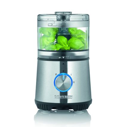 Severin KM 3865 - Pārtikas smalcinātājs 400W/230V nerūsējošā tērauda/melns