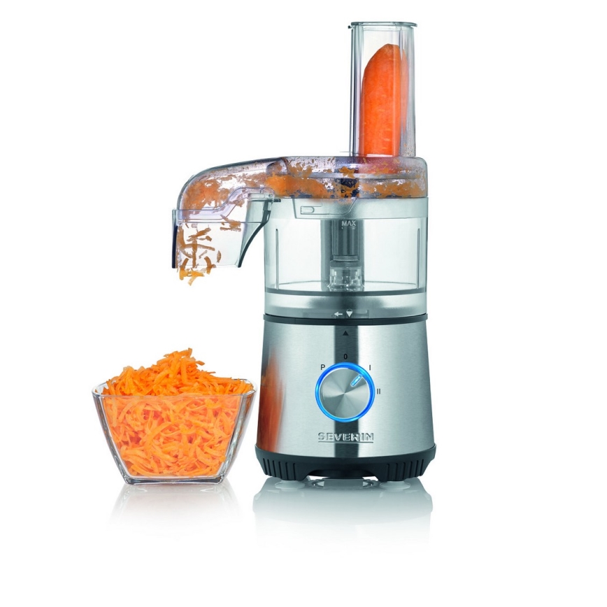 Severin KM 3865 - Pārtikas smalcinātājs 400W/230V nerūsējošā tērauda/melns
