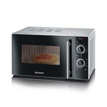 Severin MW 7771 - mikroviļņu krāsns ar grilu 700W/230V 20 l melna