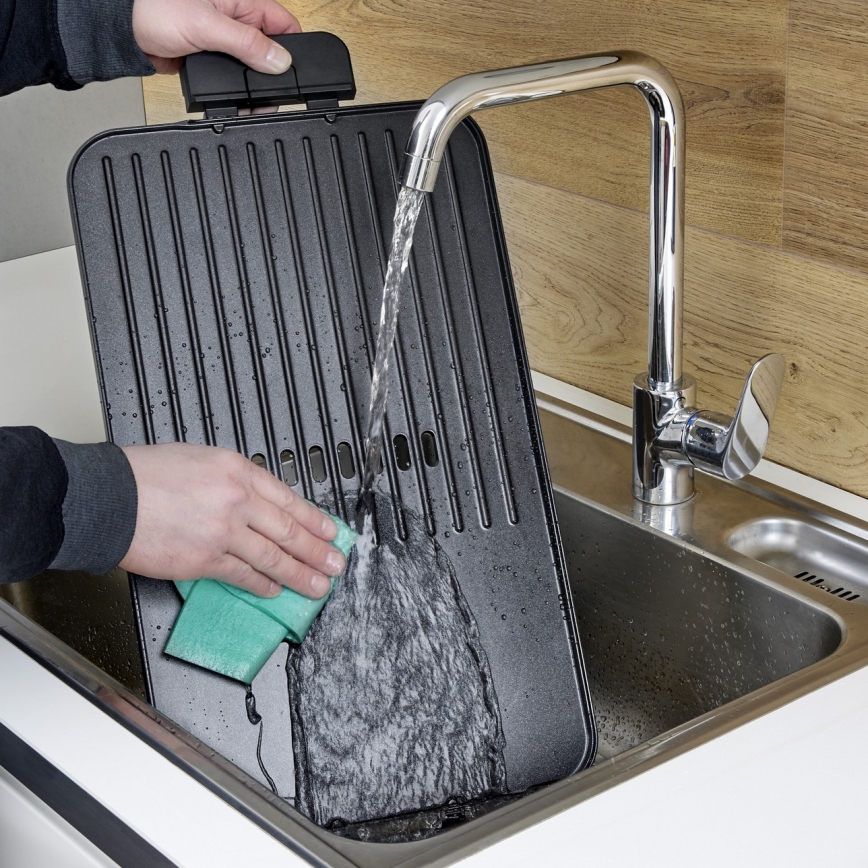 Severin PG 8564 - Galda elektriskais grils 2300W/230V 50x30 cm melns