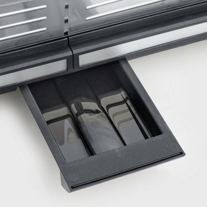 Severin PG 8564 - Galda elektriskais grils 2300W/230V 50x30 cm melns