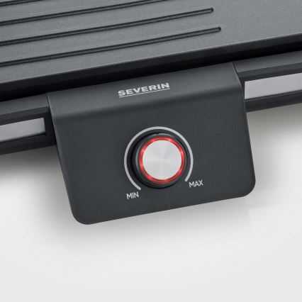 Severin PG 8564 - Galda elektriskais grils 2300W/230V 50x30 cm melns