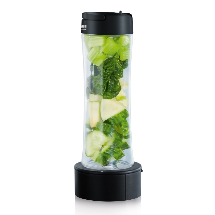 Severin SM 3737 - Galda blenderis 1 l 500W/230V nerūsējošā tērauda/melns