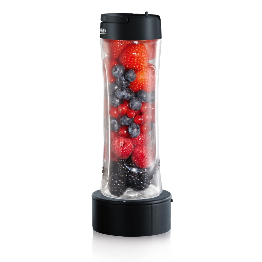 Severin SM 3737 - Galda blenderis 1 l 500W/230V nerūsējošā tērauda/melns