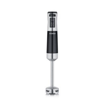 Severin SM 3771 - Rokas blenderis 600 W/230 V nerūsējošā tērauda/melns