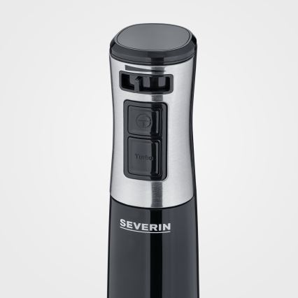 Severin SM 3771 - Rokas blenderis 600W/230V, nerūsējošais tērauds/melns