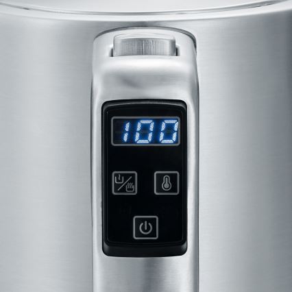 Severin WK 3418 - Elektriskā tējkanna 1,7 l 3000W/230V nerūsējošais tērauds/melna