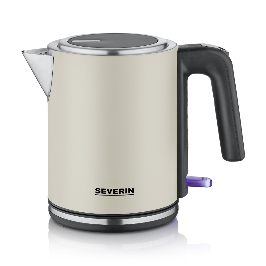 Severin WK 9577 - Elektriskā tējkanna, 1 l, 2400 W/230 V, bēša