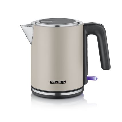 Severin WK 9577 - Elektriskā tējkanna, 1 l, 2400 W/230 V, bēša