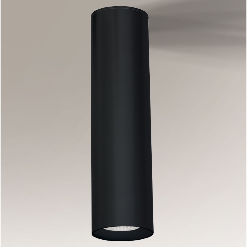 Shilo - Griestu gaismeklis 1xGU10/15W/230V melns