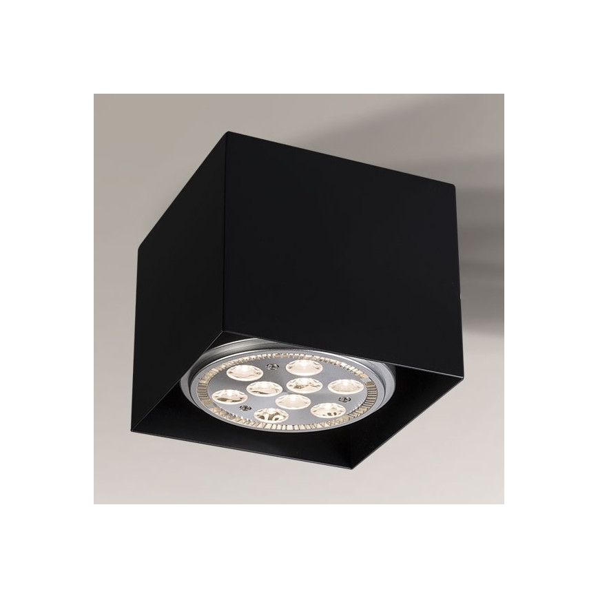 Shilo - Starmetis 1xGU10/15W/230V melns