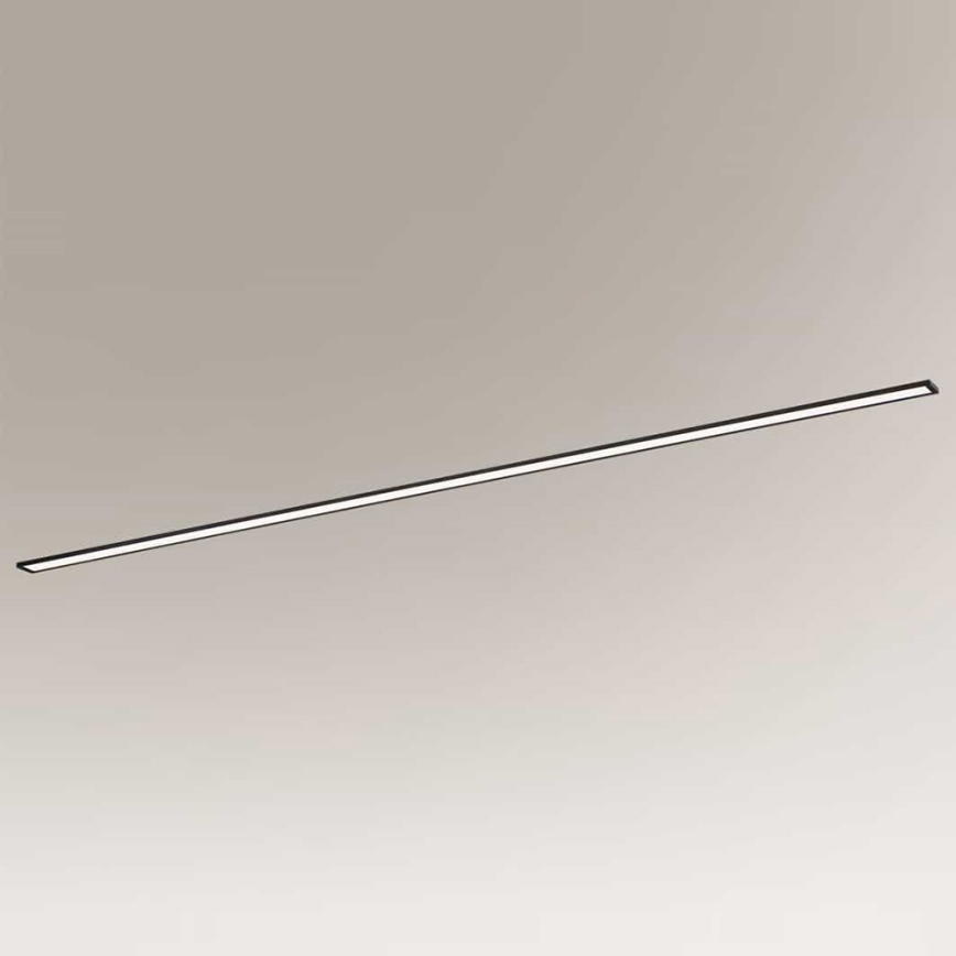 Shilo - iebūvējamais LED griestu gaismeklis 9W/230V 3000K CRI 90 melns