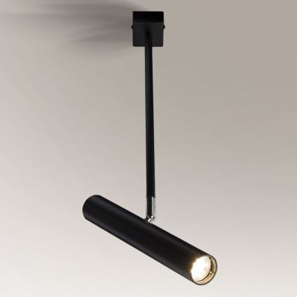 Shilo - Lustra ar stieni 1xGU10-MR11/15W/230V melna