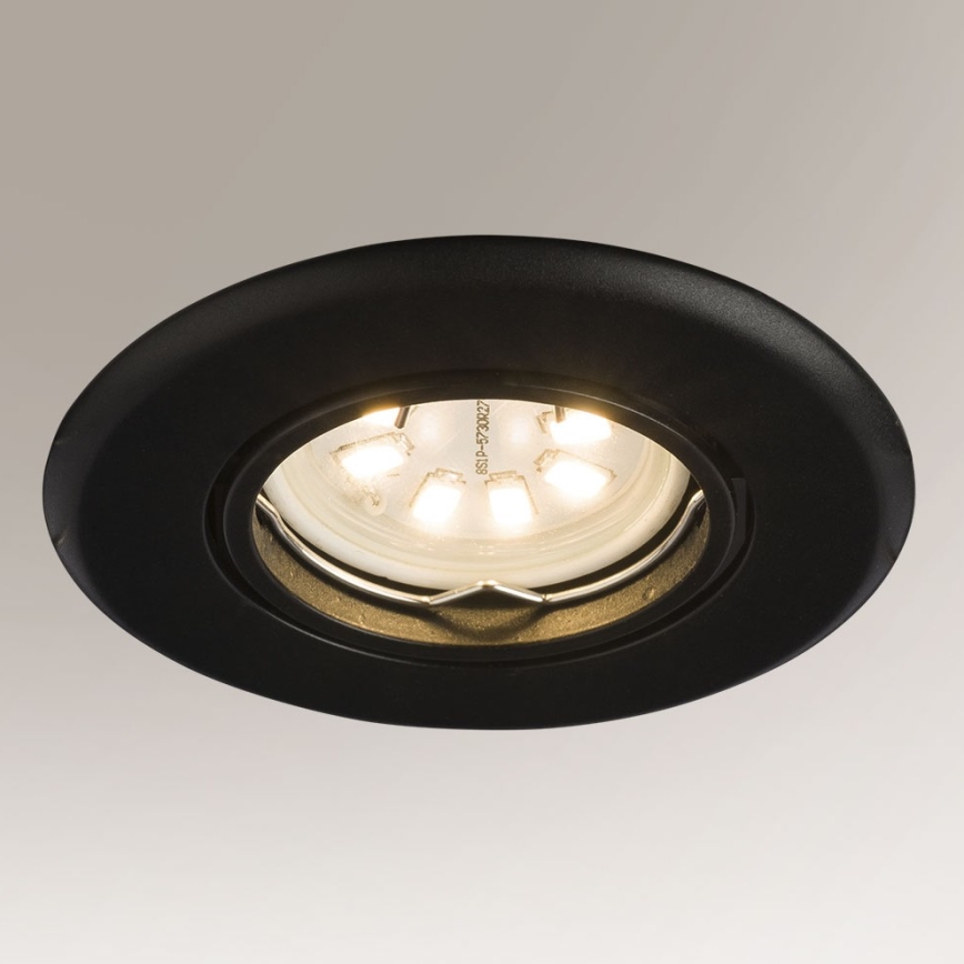 Shilo - Iegremdējams gaismeklis 1xGU10/15W/230V melns