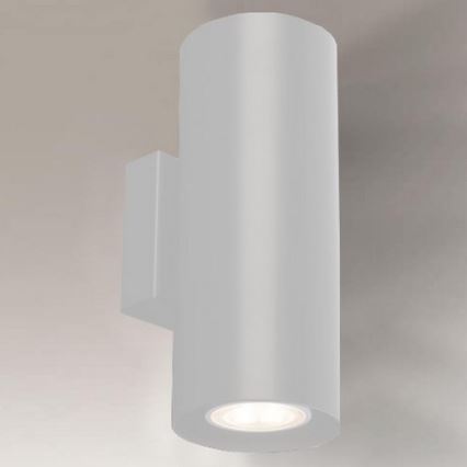 Shilo - Sienas gaismeklis 2xGU10/15W/230V balts