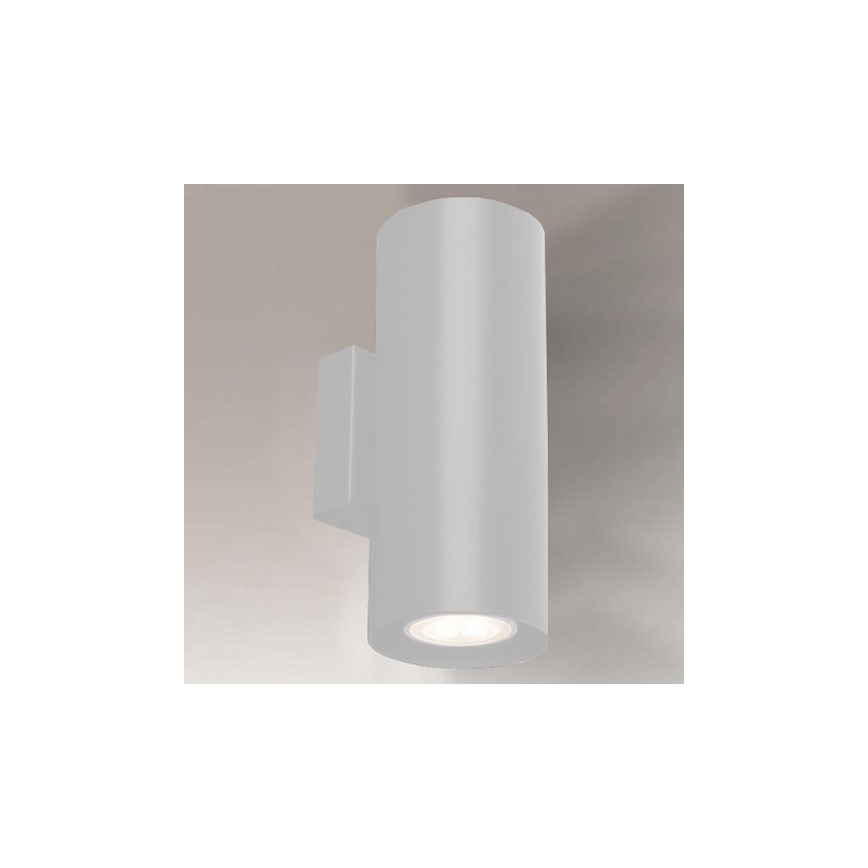 Shilo - Sienas gaismeklis 2xGU10/15W/230V balts
