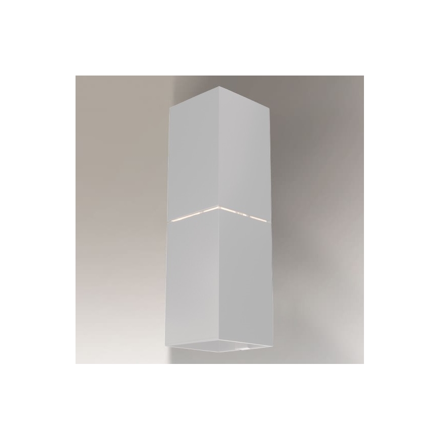 Shilo - Sienas gaismeklis 1xG9/15W/230V balts