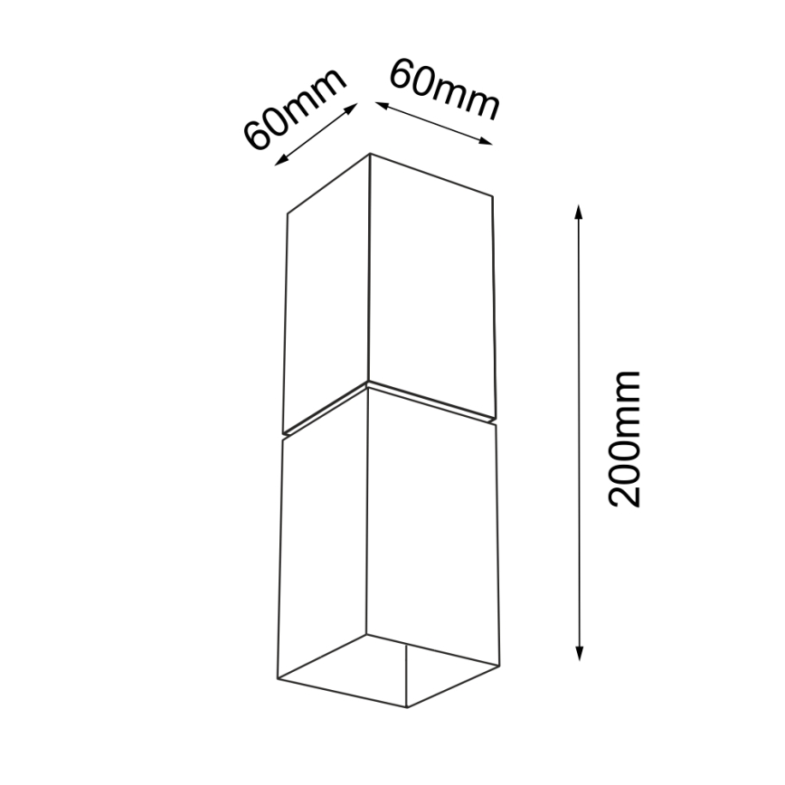 Shilo - Sienas gaismeklis 1xG9/15W/230V balts