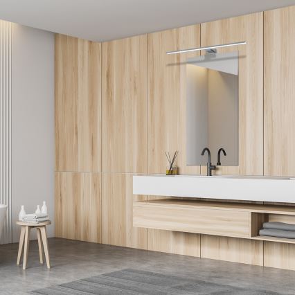 SHINE LED spoguļa apgaismojums vannas istabai 15W/230V 80 cm IP44 spīdīgs hroms