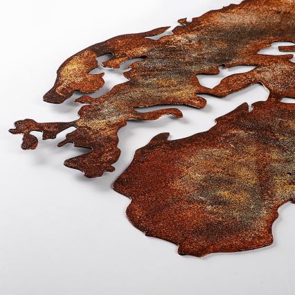 Sienas dekorācija 2 gab. 150x59 planēta metāls