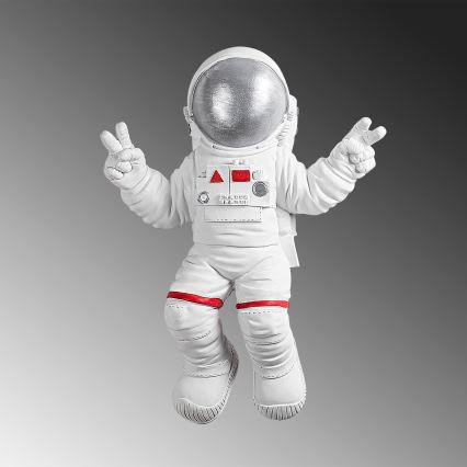 Sienas dekorācija 47x35 cm astronauts sudraba