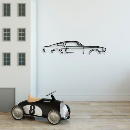 Sienas dekorācija 70x15 cm auto metāls
