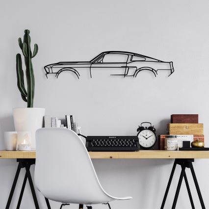 Sienas dekorācija 70x15 cm auto metāls