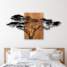 Sienas dekors 70x144 cm koks/metāls