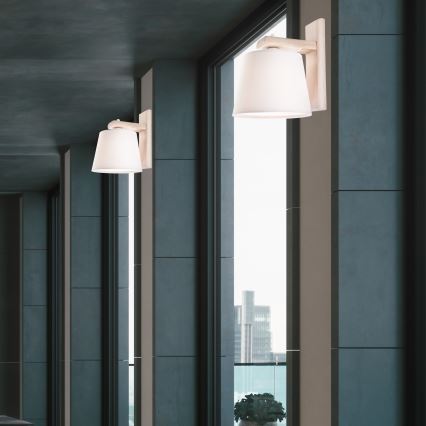 Sienas gaismeklis AIDA 1xE27/60W/230V ozols