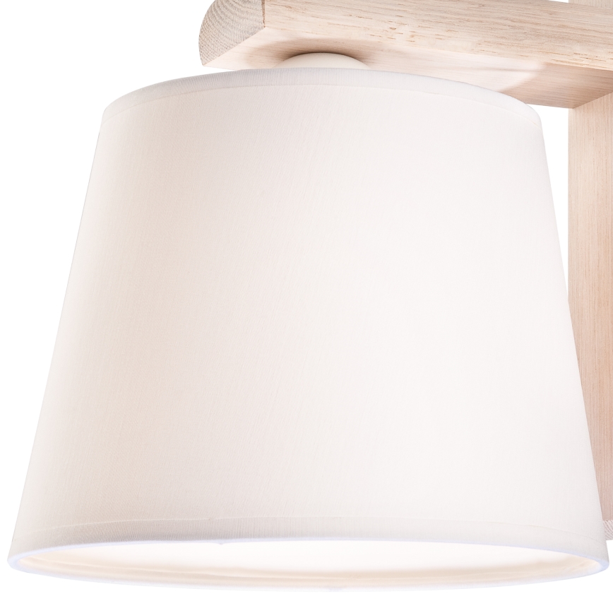 Sienas gaismeklis AIDA 1xE27/60W/230V ozols