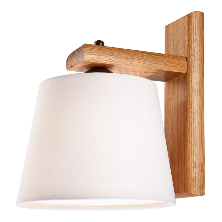 Sienas gaismeklis AIDA 1xE27/60W/230V ozols