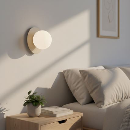 Sienas gaismeklis AMERICANA 1xG9/8W/230V bēšs