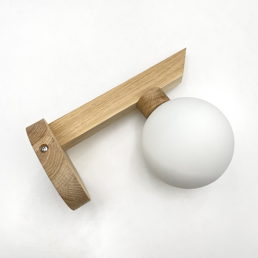 Sienas gaismeklis ANTONIO 1xG9/5W/230V ozols/balts