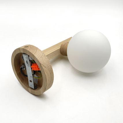 Sienas gaismeklis ANTONIO 1xG9/5W/230V ozols/balts