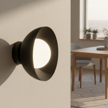 Sienas gaismeklis BIBI 1xG9/8W/230V melns