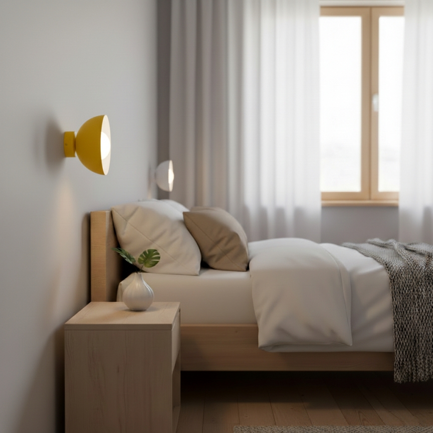 Sienas gaismeklis BIBI 1xG9/8W/230V oranžs