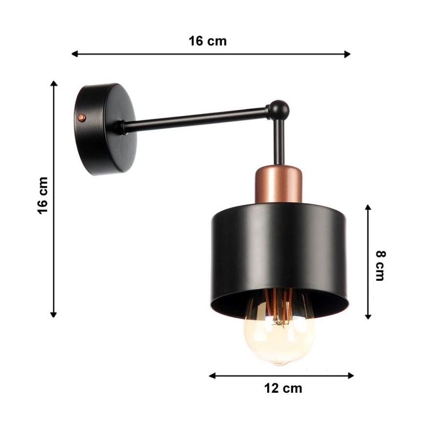 Sienas gaismeklis BODO 1xE27/60W/230V