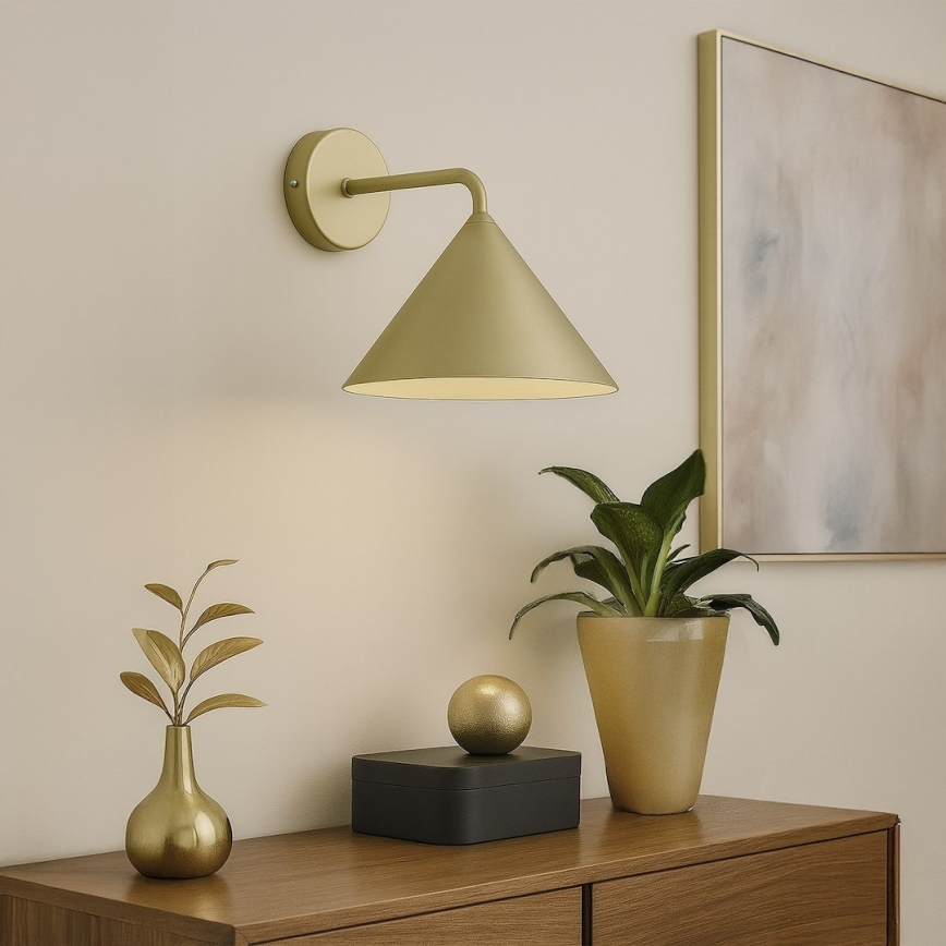 Sienas gaismeklis CAPITAL 1xGX53/15W/230V zelta