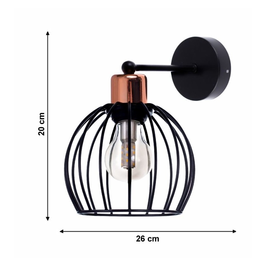 Sienas gaismeklis CELTA 1xE27/40W/230V