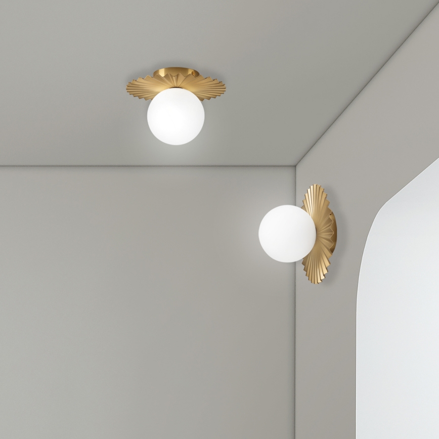 Sienas gaismeklis CHITA 1xG9/5W/230V zelta