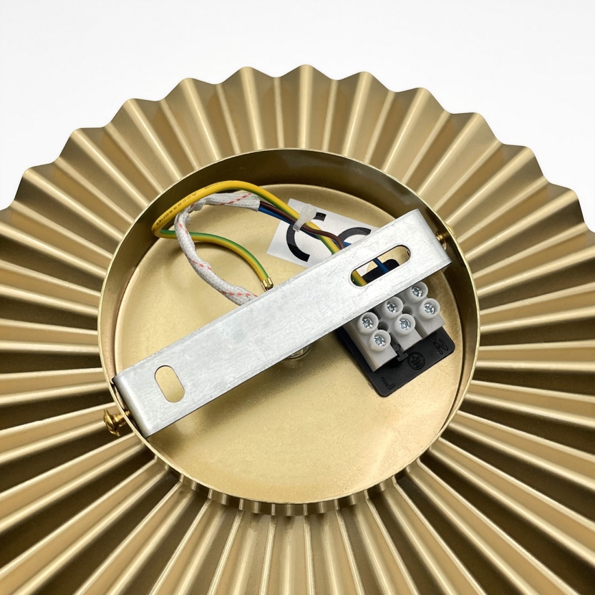 Sienas gaismeklis CHITA 1xG9/5W/230V zelta