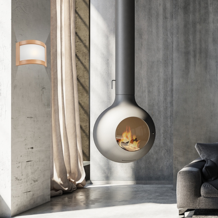 Sienas gaismeklis ELODIE 1xE27/60W/230V buks