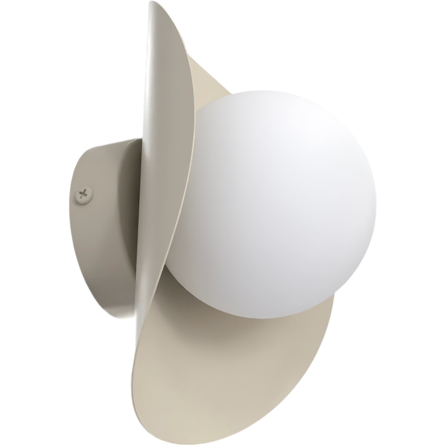 Sienas gaismeklis FIERO 1xG9/8W/230V bēšs