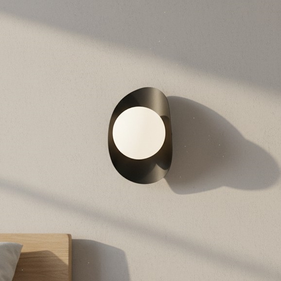 Sienas gaismeklis FIERO 1xG9/8W/230V melns