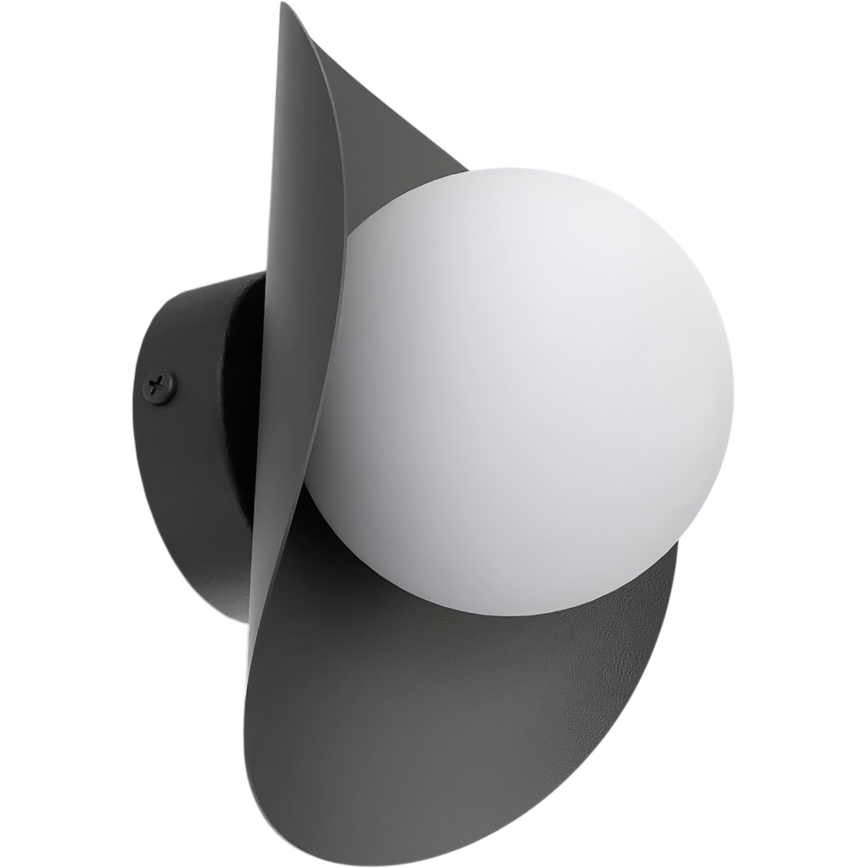 Sienas gaismeklis FIERO 1xG9/8W/230V melns