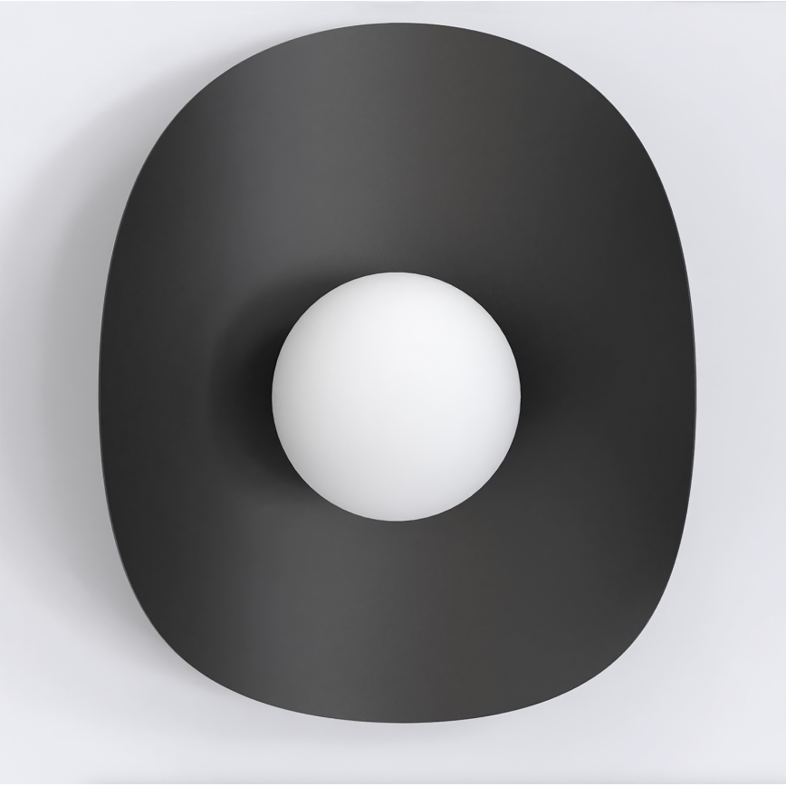 Sienas gaismeklis FIERO 1xG9/8W/230V melns